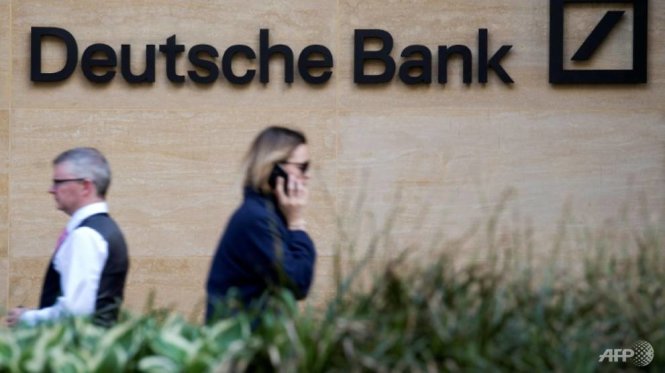 Lợi nhuận ròng quý II/2023 của Deutsche Bank đạt 763 triệu EUR (842 triệu USD), giảm 27% so với cùng kỳ năm ngoái. Ảnh: AFP