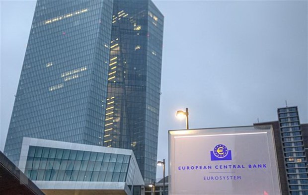 Trụ sở ngân hàng Trung ương châu Âu (ECB) tại Đức. Ảnh: AFP/TTXVN