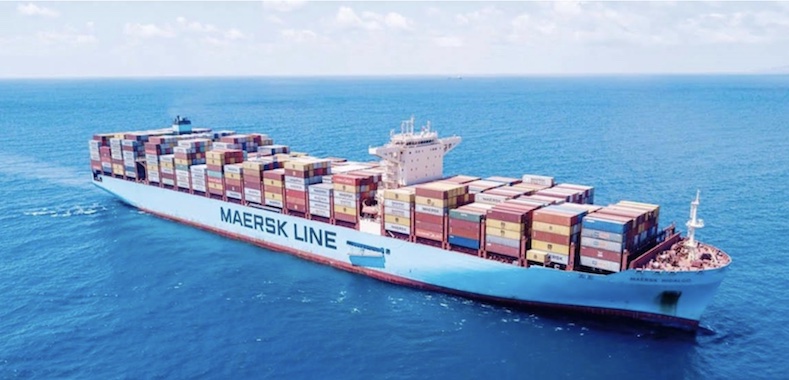 Maersk ước tính EBITDA (lợi nhuận trước thuế, chi phí lãi vay và khấu hao tài sản) chỉ đạt khoảng từ 1 đến 6 tỷ USD trong năm 2024. Ảnh: AFP