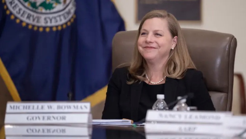 Bà Michelle Bowman, Thống đốc Cục Dự trữ Liên bang Mỹ (Fed). Ảnh: AFP)