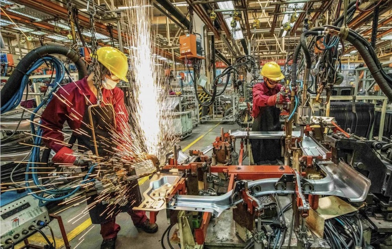 Lợi nhuận của ngành sản xuất ô tô Trung Quốc đã tăng 32,0% trong quý I/2024. Ảnh: AFP