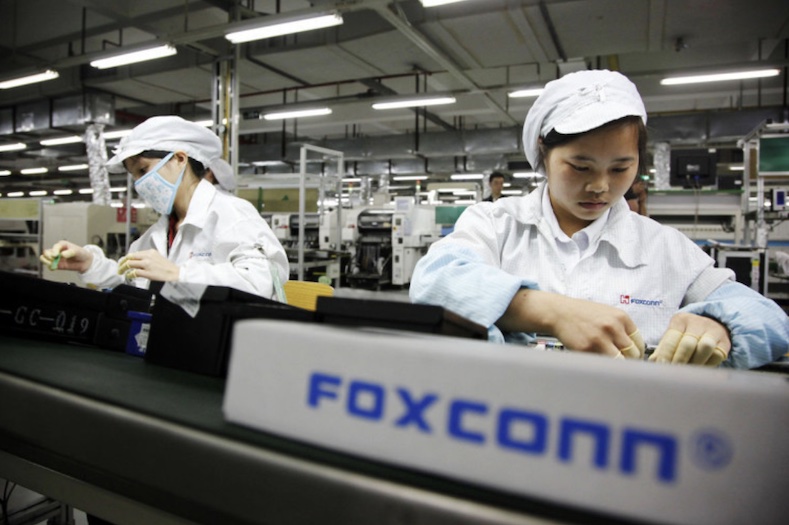 Foxconn hiện là nhà sản xuất thiết bị điện tử theo hợp đồng lớn nhất thế giới. Ảnh: AFP