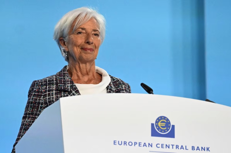 Chủ tịch ngân hàng Trung ương châu Âu (ECB) Christine Lagarde tham dự cuộc họp báo sau cuộc họp chính sách tiền tệ tại Frankfurt, Đức vào ngày 18/7/2024. Ảnh: Reuters