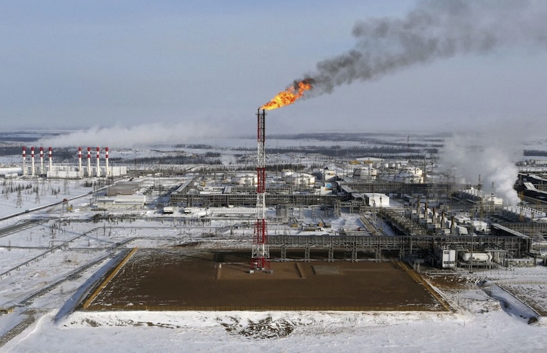 Mỏ dầu Vankorskoye thuộc sở hữu của tập đoàn Rosneft ở phía bắc thành phố Krasnoyarsk, vùng Siberia của Nga. Ảnh: Reuters