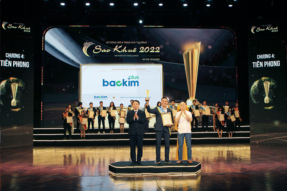 Baokim được vinh danh tạo Sao Khuê 2022.