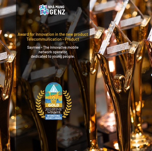 Cúp vàng hạng mục Sản phẩm mới thuộc Giải thưởng kinh doanh quốc tế (IBA), Stevie Awards 2023