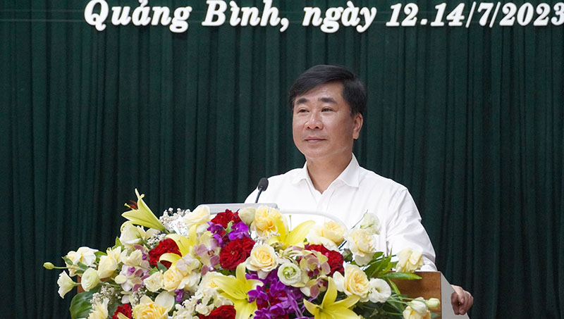 Ông Phạm Quang Long, Giám đốc Sở tài chính Quảng Bình. Ảnh: Ngọc Mai
