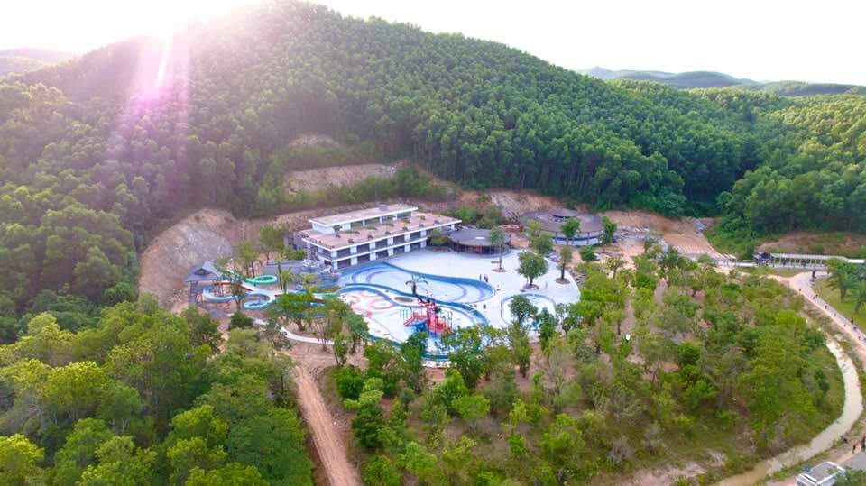 Dự án khu du lịch suối nước nóng Bang Onsen Spa & Resort. Ảnh: Vĩnh Quý