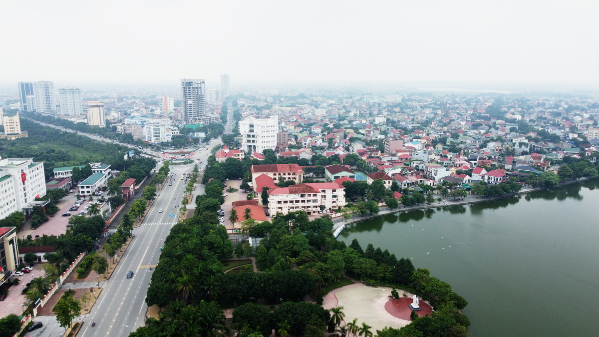 Một góc TP. Vinh, tỉnh Nghệ An. Ảnh: Thanh Chung