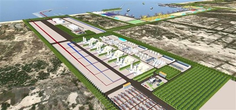 Phối cảnh Dự án Nhiệt điện Quảng Trị tại Khu kinh tế Đông Nam Quảng Trị