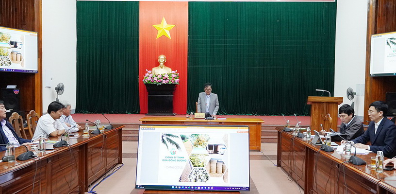 Phó chủ tịch Thường trực UBND tỉnh Quảng Bình Đoàn Ngọc Lâm chủ trì buổi làm việc với nhà đầu tư