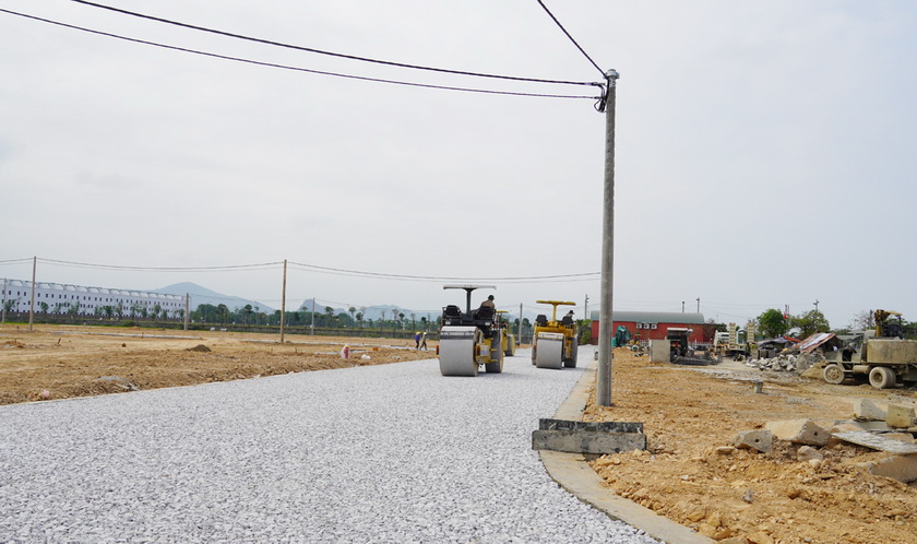 Một Dự án khu tái định cư phục vụ Dự án cao tốc Bắc - Nam tại huyện Lệ Thuỷ sắp được hoàn thành.