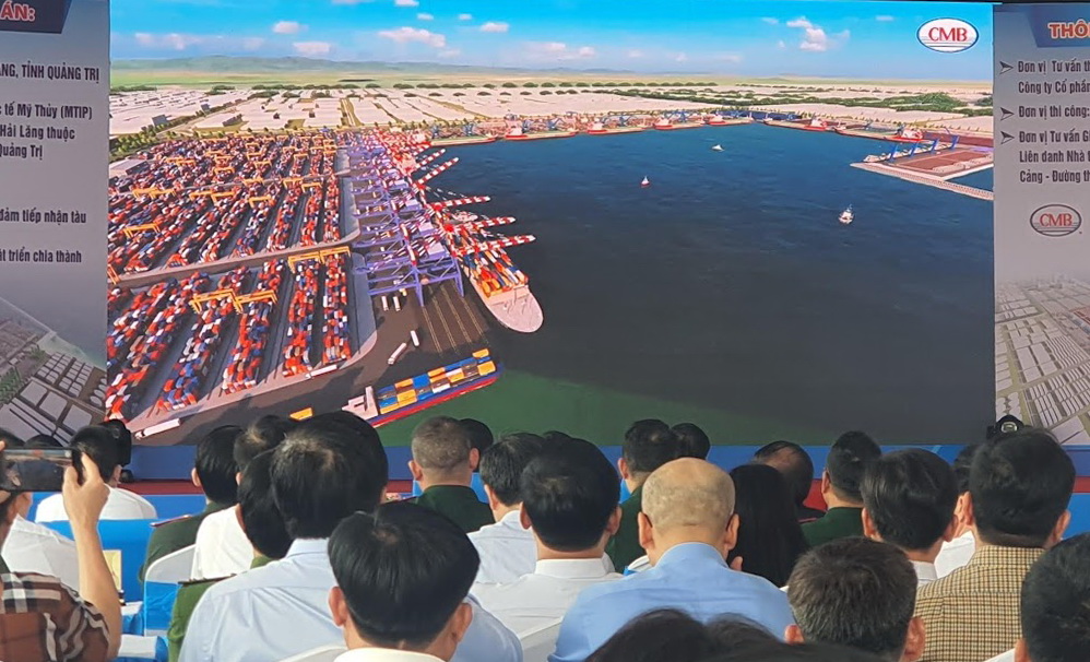 Khu bến cảng Mỹ Thuỷ là Dự án trọng điểm của tỉnh Quảng Trị