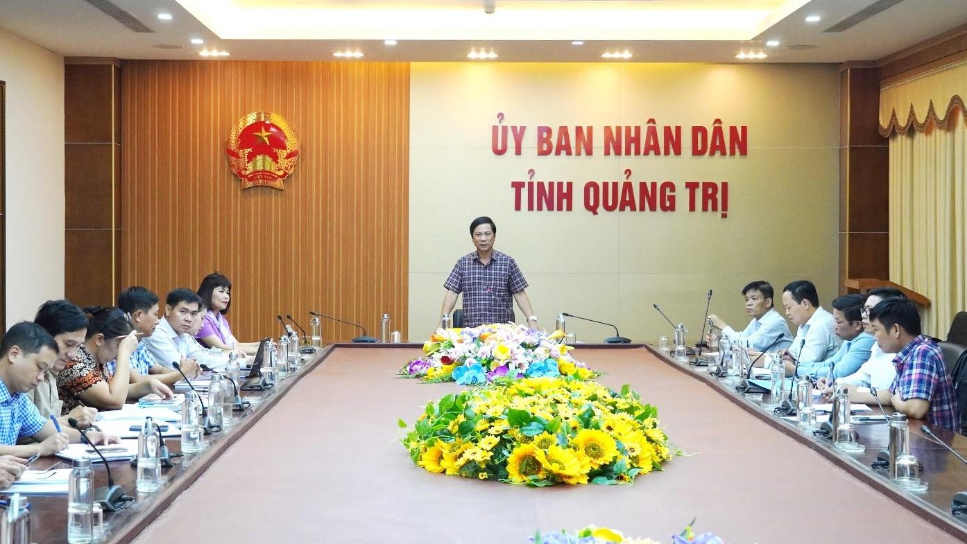 Phó chủ tịch UBND tỉnh Quảng Trị Hoàng Nam chủ trì cuộc họp xem xét đề xuất của Công ty CP Bệnh viện Mắt VISI Đông Hà
