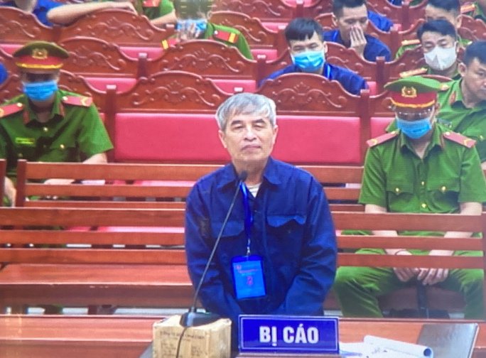 Bị cáo Phan Thanh Hữu trong phiên xét xử sơ thẩm.