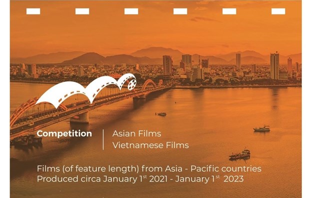 Một phần hình ảnh quảng bá cho Liên hoan phim châu Á Đà Nẵng lần đầu tiên. Ảnh VFDA