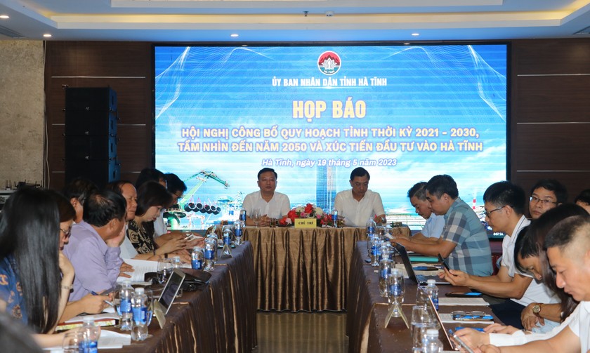 Hà Tĩnh tổ chức họp báo thông tin về sự kiện công bố quy hoạch tỉnh sắp diễn ra