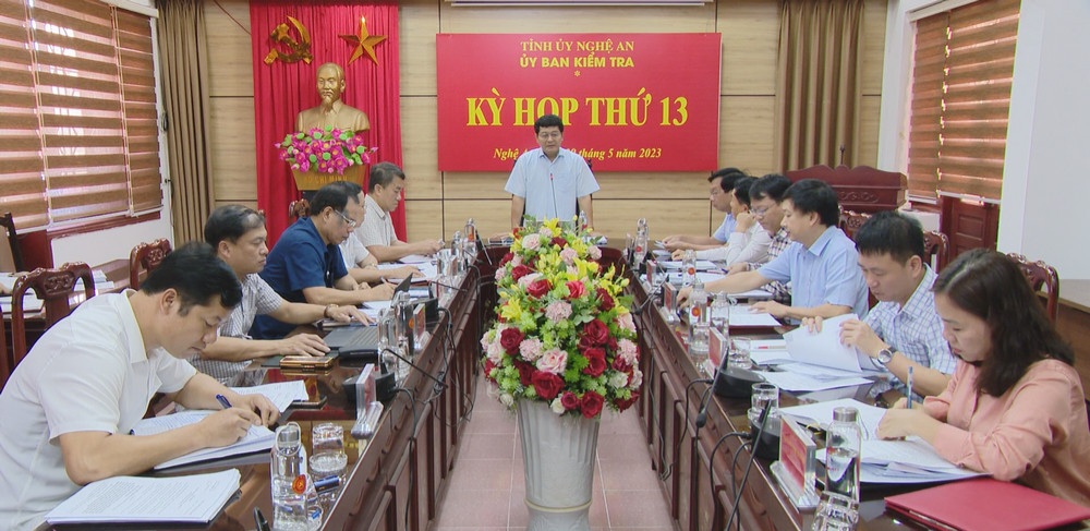  Ủy ban Kiểm tra tỉnh ủy Nghệ An đã kết luận và đề nghị Thường vụ tỉnh ủy xem xét, kỷ luật một số tổ chức, các nhân trên địa bàn tỉnh