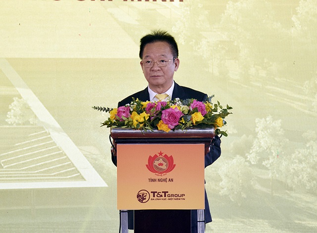 Ông Đỗ Quang Hiển - Chủ tịch UB Chiến lược Tập đoàn T&T phát biểu