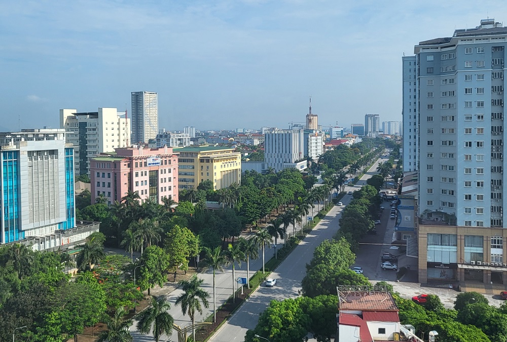 Một góc TP Vinh, ảnh: Hoài Thanh