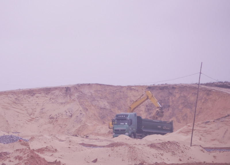 Mỏ cát trái phép của doanh nghiệp Tâm Anh bị xử phạt 