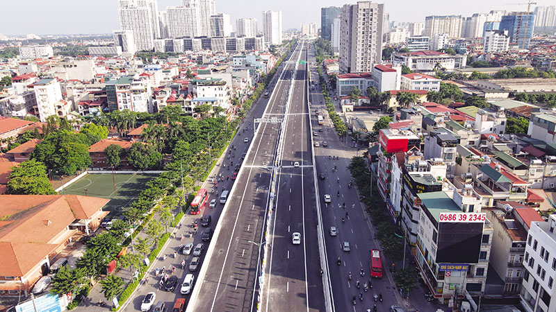 JICA đã tích cực hỗ trợ cải thiện mạng lưới giao thông tại Việt Nam, trong đó có đường Vành đai 3, Hà Nội.  Ảnh: Đức Thanh