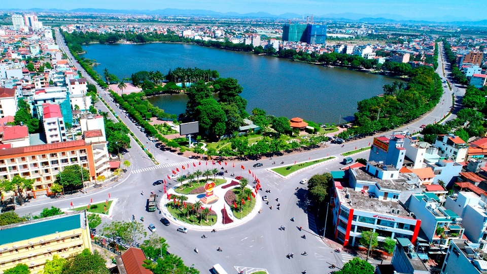 Xây dựng thành phố Hải Dương hướng tới một đô thị xanh, thông minh. Ảnh: Thành Chung