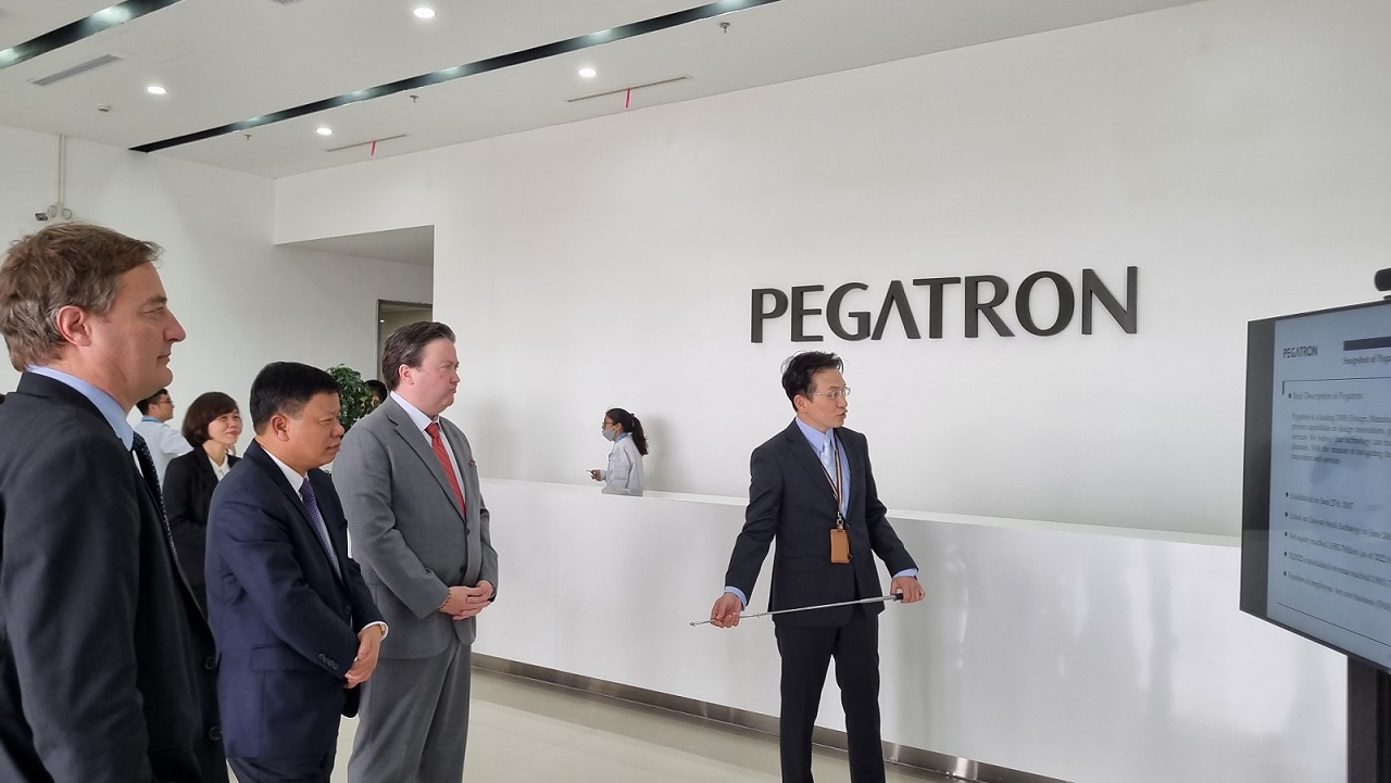 Công ty TNHH Pegatron Việt Nam là một trong những nhà đầu tư Đài Loan lớn tại Hải Phòng với số vốn 800 USD