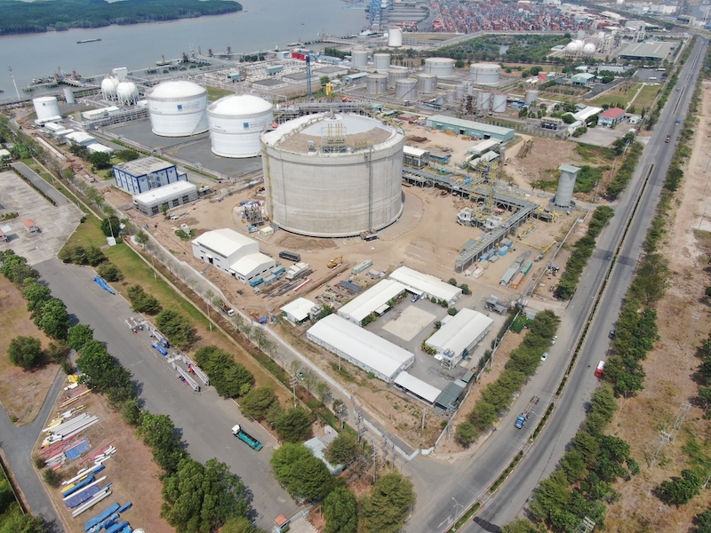 Dự án Kho chứa LNG 1 triệu tấn Thị Vải vẫn tiếp tục được hoàn thiện