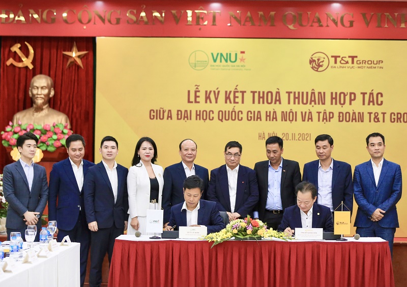 Tập đoàn T&T Group và ĐHQGHN ký kết thỏa thuận hợp tác chiến lược và toàn diện