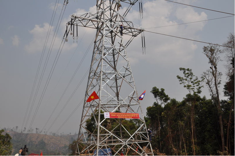 Đường dây nhập khẩu điện từ Lào về Việt Nam 