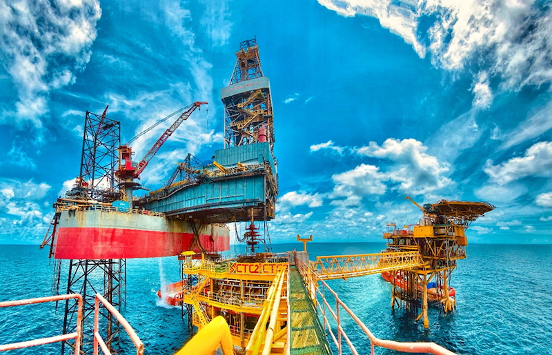 Giàn Cá Tầm 02, một trong 05 mỏ/công trình dầu khí mới vào khai thác trong năm 2022