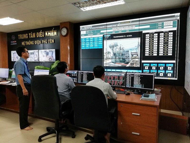 Trung tâm điều khiển xa của PC Phú Yên 
