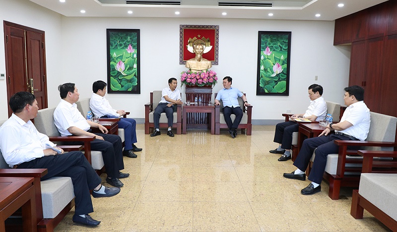 EVNNPT – Nguyễn Tuấn Tùng làm việc với UBND tỉnh Thanh Hóa bàn giải pháp tháo gỡ vướng mắc Dự án Đường dây 220kV Nậm Sum - Nông Cống