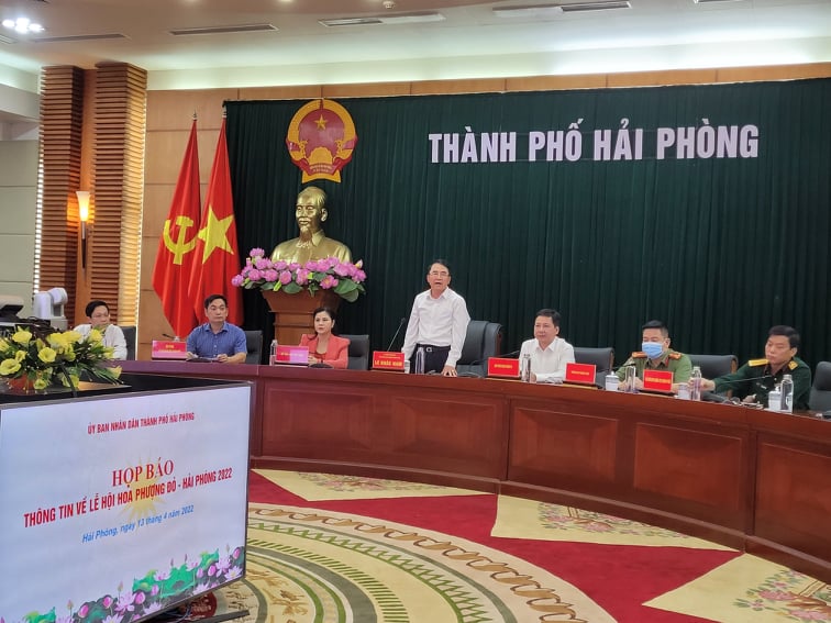 Ông Lê Khắc Nam, Phó Chủ tịch UBND TP.Hải Phòng phát biểu