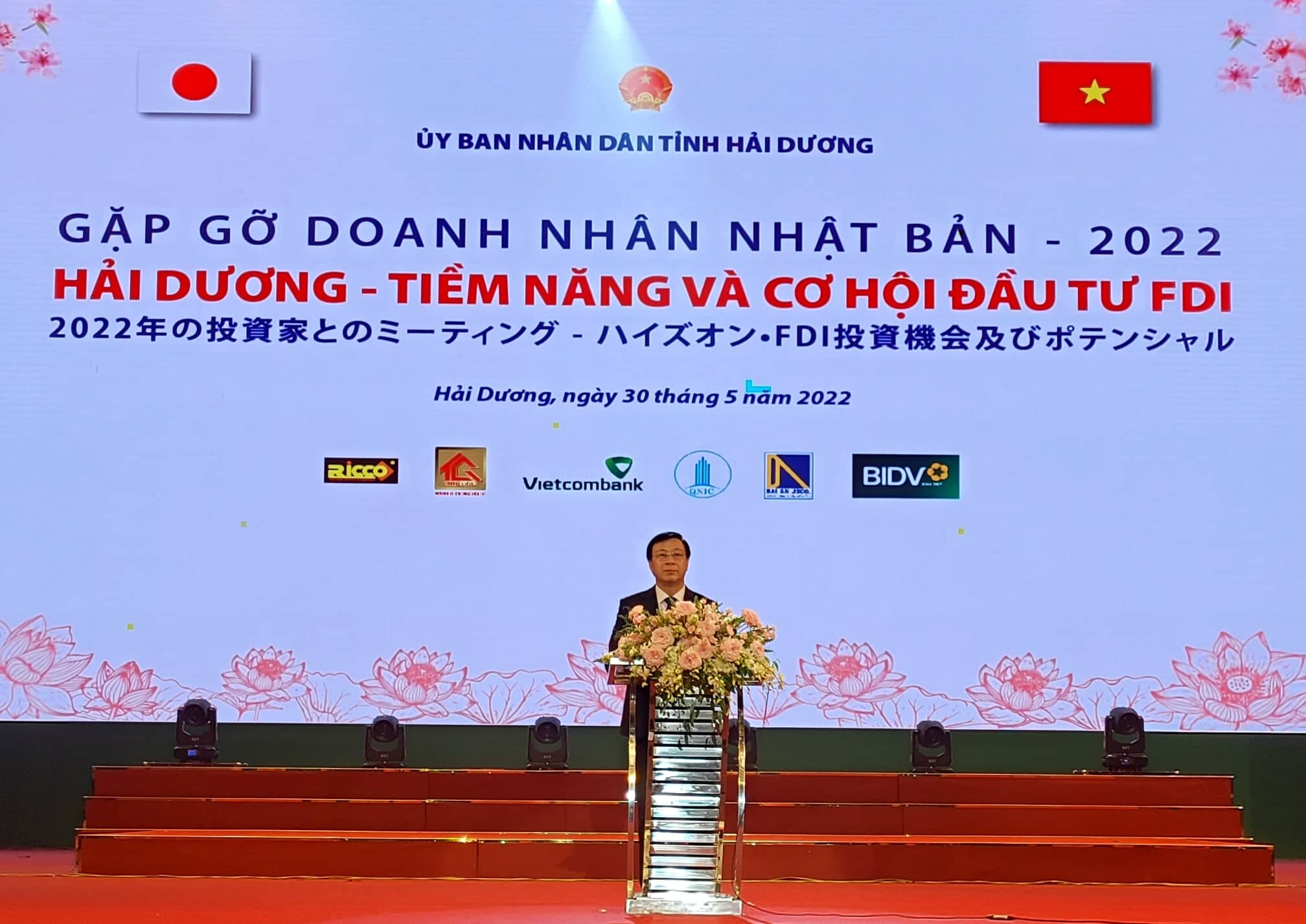 Ông Phạm Xuân Thăng, Bí thư Tỉnh ủy Hải Dương phát biểu khai mạc Hội nghị