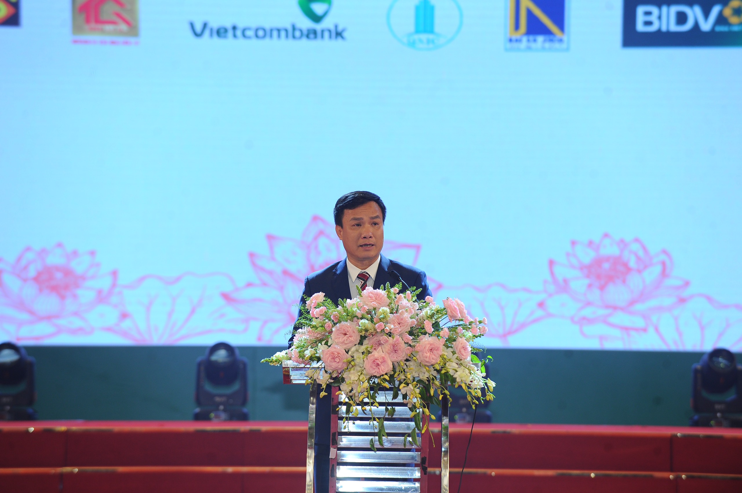 Ông Triệu Thế Hùng, Chủ tịch UBND tỉnh Hải Dương phát biểu bế mạc Hội nghị