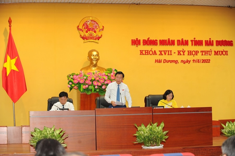 Kỳ họp thứ 10 HĐND tỉnh Hải Dương khóa XVII (kỳ họp chuyên đề)
