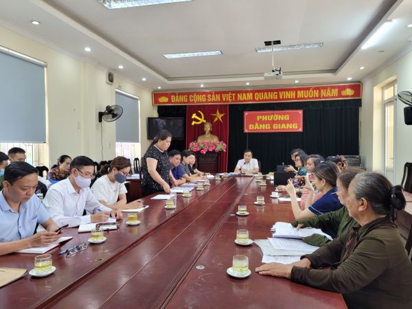 UBND quận Ngô Quyền tổ chức đối thoại với 4 hộ dân chưa chấp hành bàn giao mặt bằng thực hiện Dự án tại phường Đằng Giang