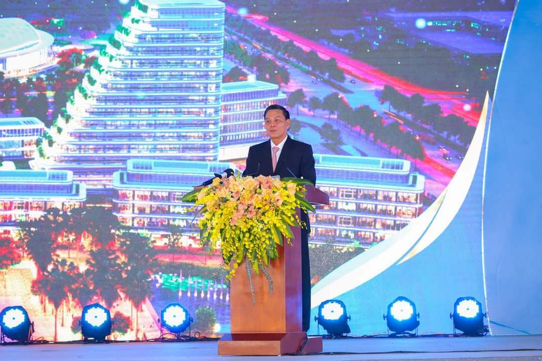 Ông Nguyễn Văn Tùng, Chủ tịch UBND TP.Hải Phòng phát biểu tại lễ khởi công