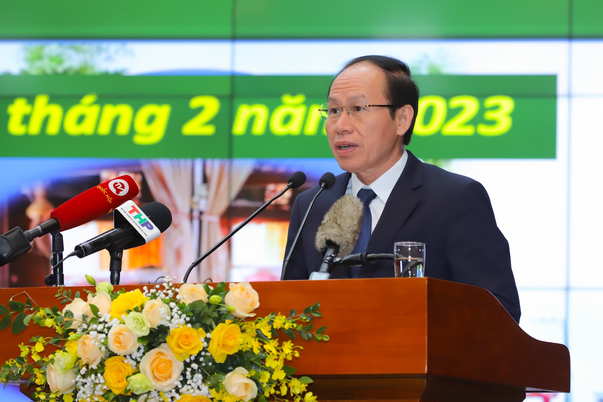 Ông Lê Tiến Châu, Bí thư Thành ủy Hải Phòng phát biểu tại Hội nghị