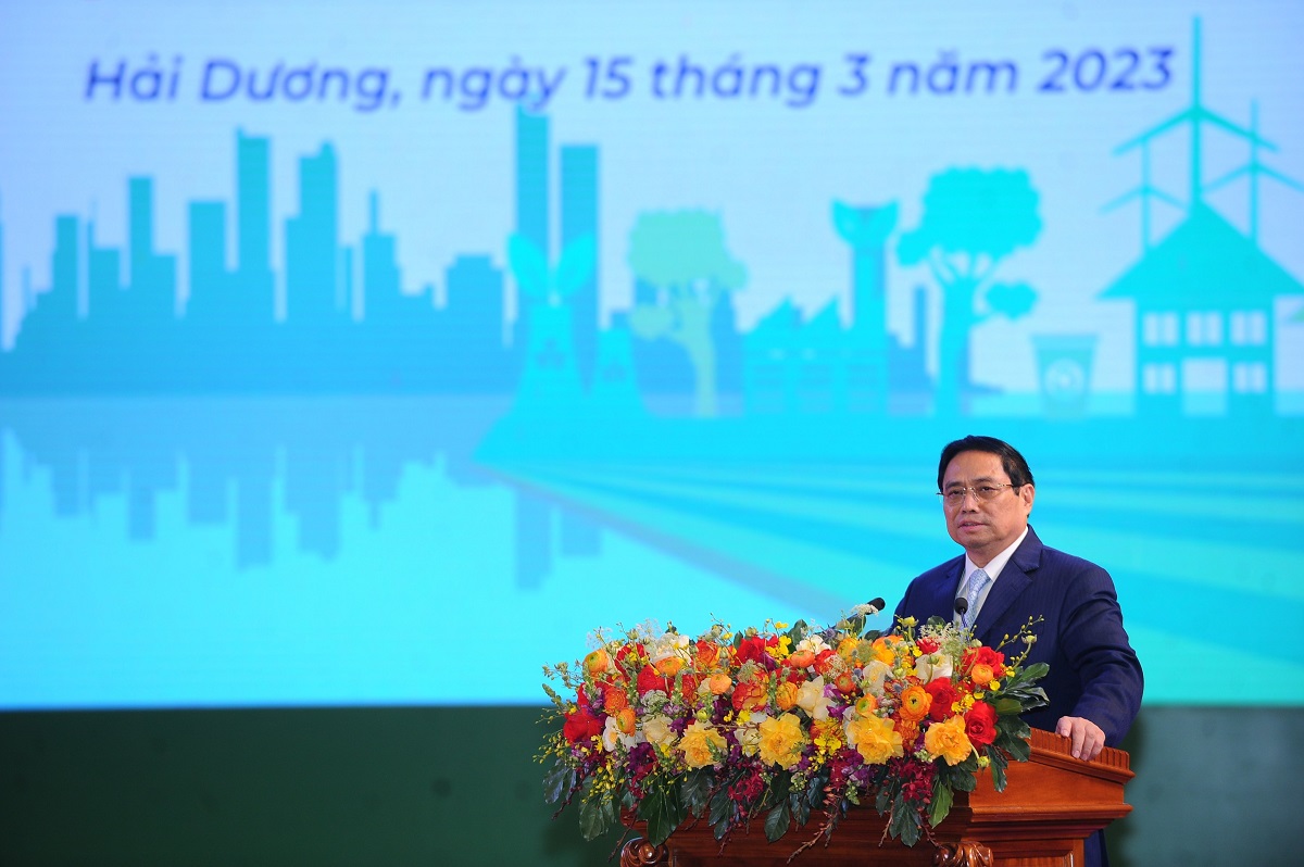 Thủ tướng Chính phủ Phạm Minh Chính phát biểu chỉ đạo tại lễ công bố