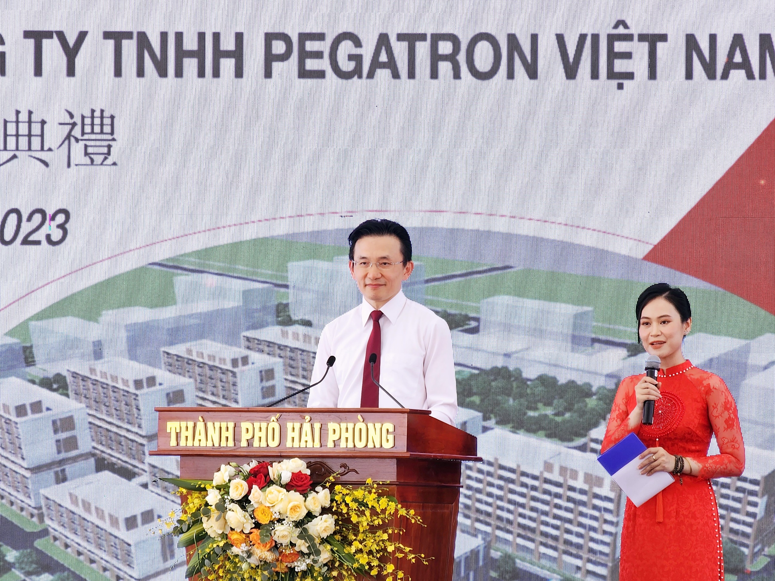 Ông Chen Chi Liang, Tổng giám đốc Công ty TNHH Pegatron Việt Nam. Ảnh: Thanh Sơn