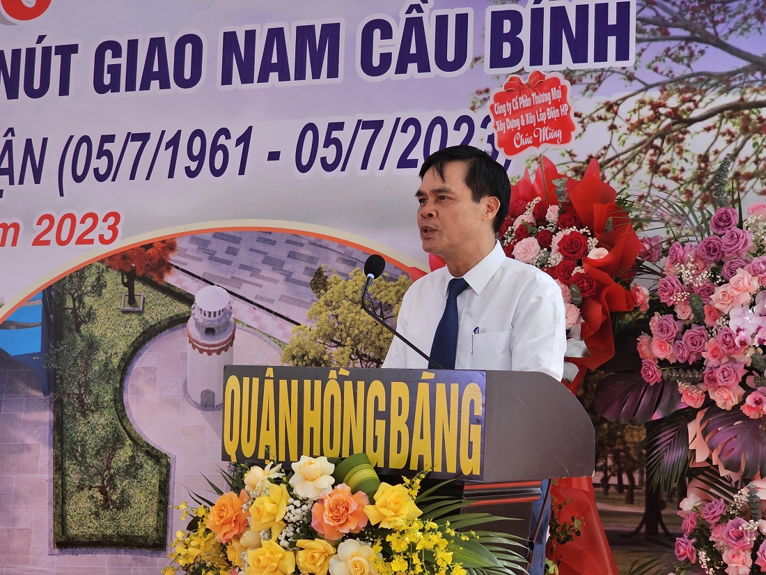 Ông Phạm Văn Đoan, Chủ tịch UBND quận Hồng Bàng thông tin về Dự án