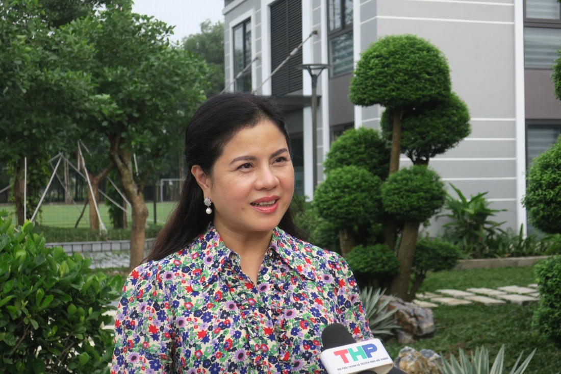 Bà Trần Thị Hoàng Mai, Giám đốc Sở Văn hóa và Thể thao thông tin bên lề Chương trình