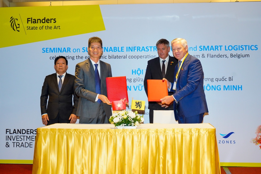 Lễ ký kết biên bản ghi nhớ giữa Camco Technologies NV (Vương quốc Bỉ) với Công ty TNHH Cảng Container Quốc tế Hateco Hải Phòng (HHIT)