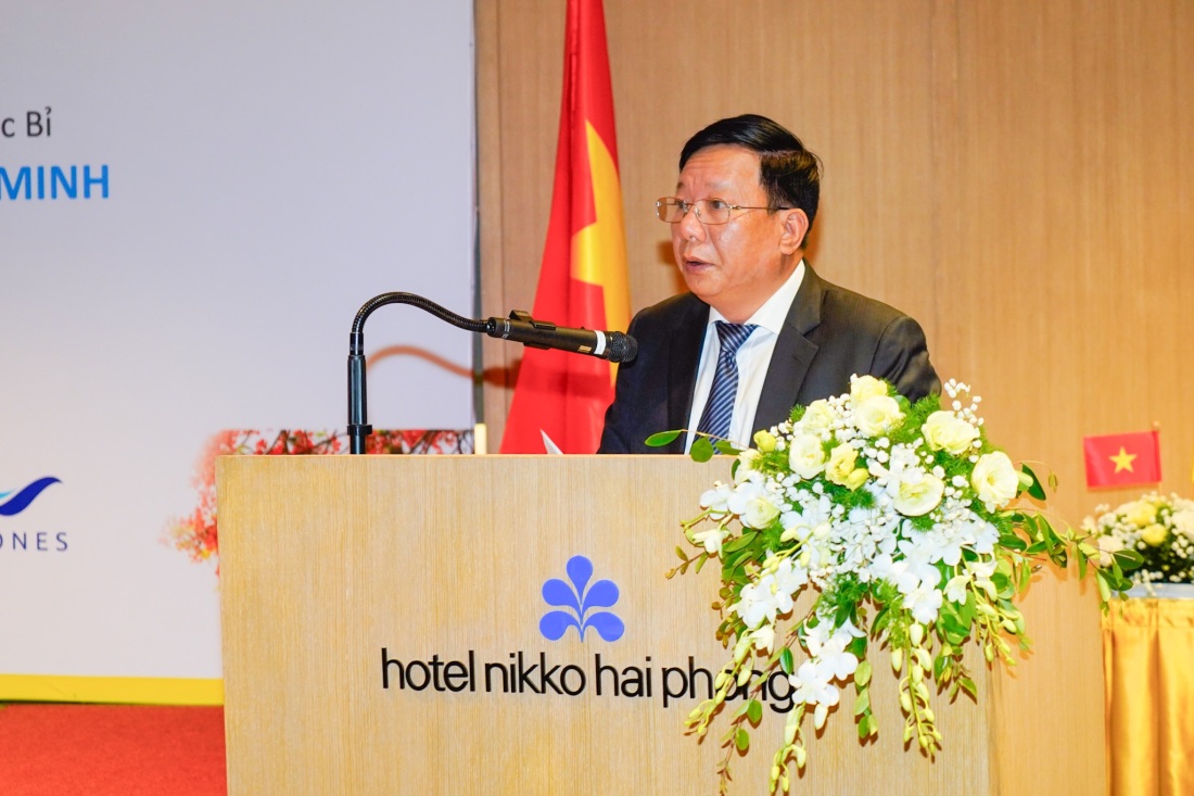 Ông Nguyễn Đức Thọ, Phó chủ tịch UBND TP. Hải Phòng phát biểu khai mạc Hội thảo