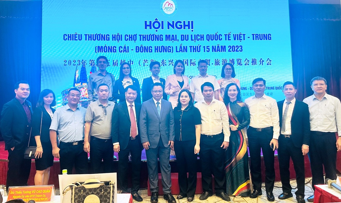 Hội nghị Chiêu thương Hội chợ thương mại, du lịch quốc tế Việt - Trung lần thứ 15 diễn ra tại TP. Cần Thơ từ 1.11 - 4.11. Ảnh: UBND TP. Móng Cái