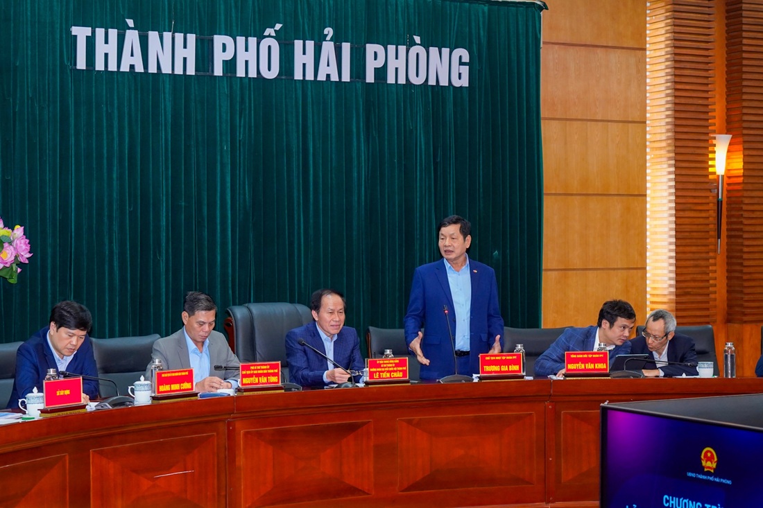 Chủ tịch HĐQT Tập đoàn FPT Trương Gia Bình khẳng định cam kết tập trung đầu tư cho Hải Phòng về chuyển đổi số để phát triển vượt bậc