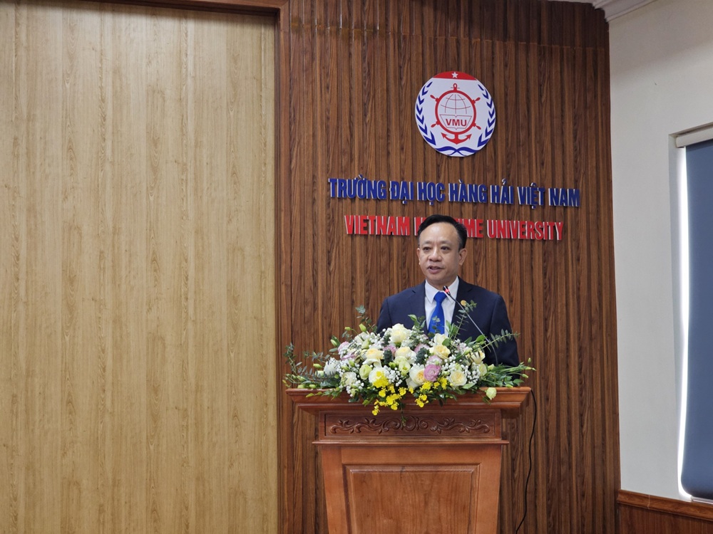Ông Phạm Xuân Dương, Hiệu trưởng Trường Đại học Hàng hải Việt Nam